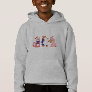 Weihnachtsentspannung Tiere Hoodie