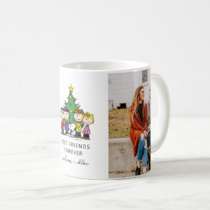 Weihnachtserden Foto der besten Freunde Kaffeetasse