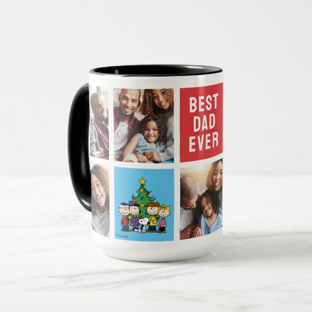 Weihnachtserden | Vater - FotoCollage Tasse (Vorderseite Links)