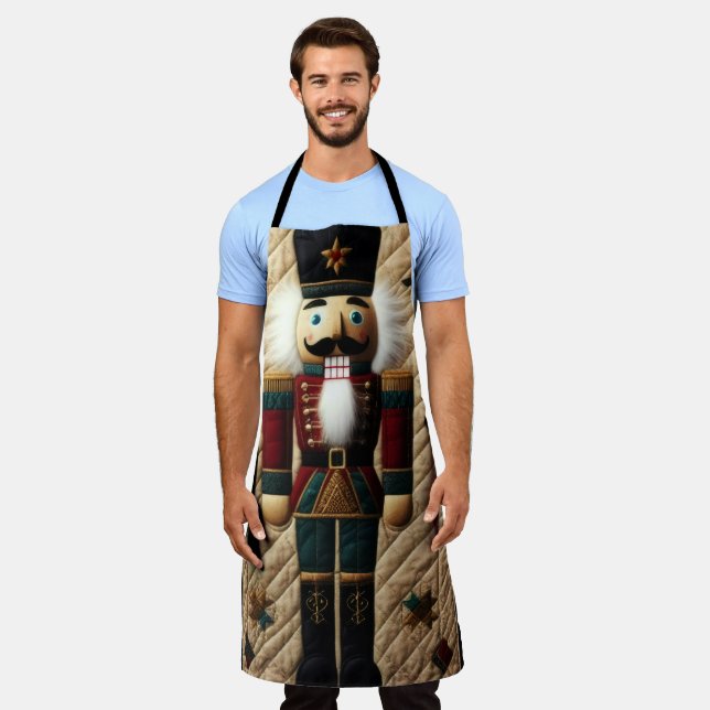 Weihnachtsernährstoff gestoppt schürze (Getragen)