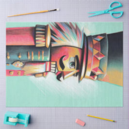 Weihnachtsernährungsmittel in Chalk Seidenpapier