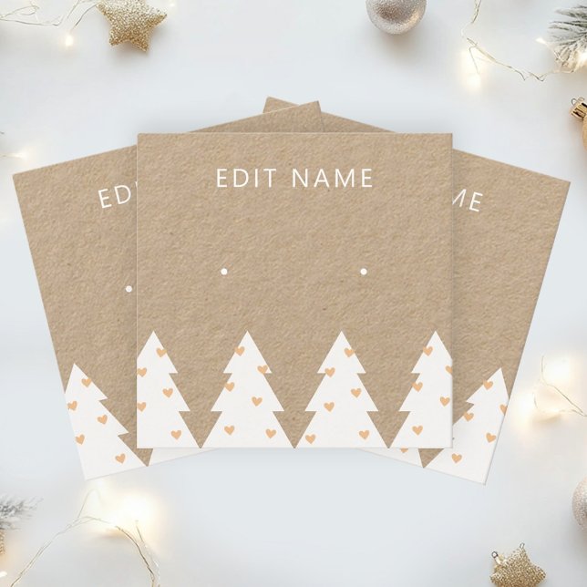 Weihnachtserscheinungskarte Quadratische Visitenkarte (Von Creator hochgeladen)