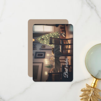 Weihnachtsessen Dankeskarte