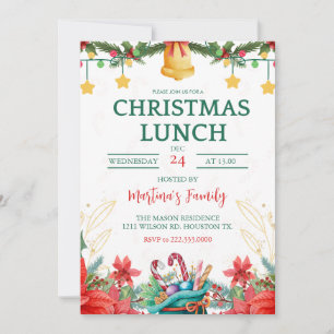 Weihnachtsessen Einladungen Weihnachtsfest