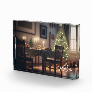 Weihnachtsessen Fotoblock