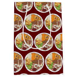 Weihnachtsessen Party UK Festive British Food Mittlere Geschenktüte