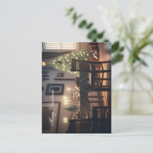 Weihnachtsessen Postkarte