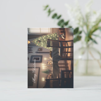 Weihnachtsessen Postkarte