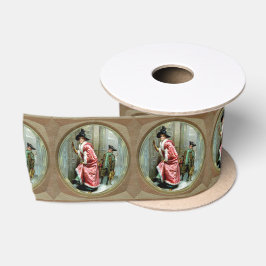 Weihnachtsessen Viktorianisch Satinband