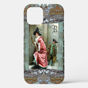 Weihnachtsessen Viktorianisches elegantes Monogram Case-Mate iPhone Hülle