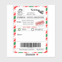 Weihnachtsetikett