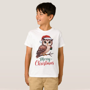 Weihnachtseule - Design Merry Christmas Festival T-Shirt