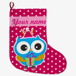 Weihnachtseule Großer Weihnachtsstrumpf