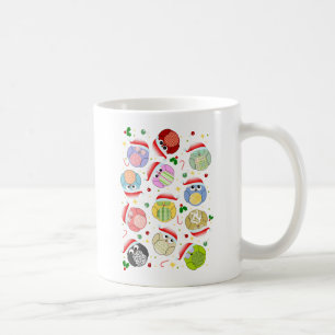 Weihnachtseulen-Entwurf Tasse
