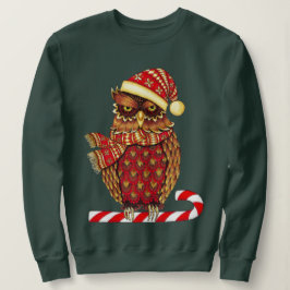 Weihnachtseulen-Sweatshirt Sweatshirt
