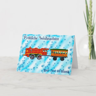 Weihnachtsexpress - Fröhliche Weihnachten Karte