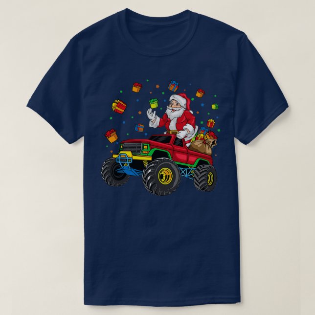 Weihnachtsfahrer Weihnachten Geschenk für den Lkw  T-Shirt (Design vorne)