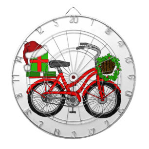 Weihnachtsfahrrad Dartscheibe