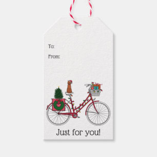 Weihnachtsfahrrad Geschenkanhänger