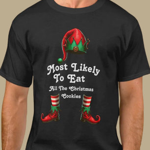 Weihnachtsfamilie, die am wahrscheinlichsten ein E T-Shirt