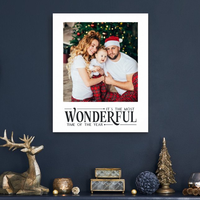 Weihnachtsfamilie Foto Die schönste Zeit Poster (Von Creator hochgeladen)