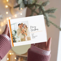 Weihnachtsfamilie Foto | Orange Frohe Weihnachten