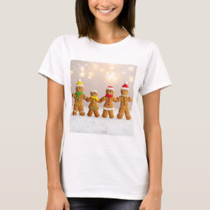 Weihnachtsfamilie Lebkuchen T-Shirt