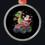 Weihnachtsfamilie Matching Santa Truck Dinosaur Ornament Aus Metall<br><div class="desc">Weihnachtsfamilie Matching Santa Truck Dinosaurier Boys</div>