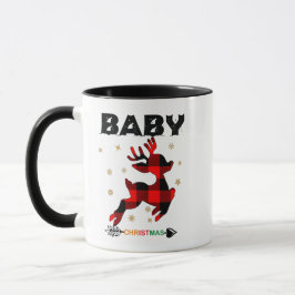 Weihnachtsfamilie Pajamas Rentier Baby Tasse