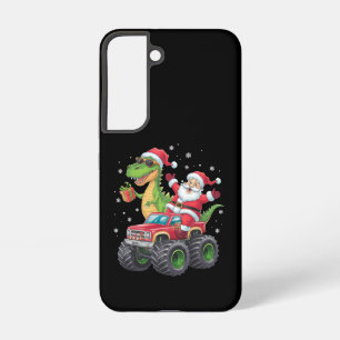 Weihnachtsfamilie passend zum Santa Truck Dinosaur Samsung Galaxy Hülle