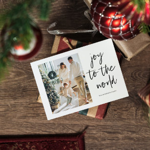 Weihnachtsfamilie und Familienfreude Postkarte