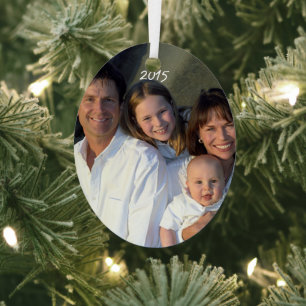 Weihnachtsfamilien Foto Vintage Hummingvögel Ornament Aus Metall