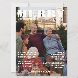 Weihnachtsfamilienzeitung + Jahr im Foto Einladung