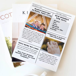 Weihnachtsfamilienzeitung + Jahr im Foto Einladung