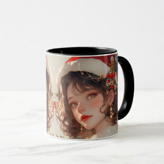 Weihnachtsfantasie : Holiday Romance Zwei-Tone-Tas Tasse