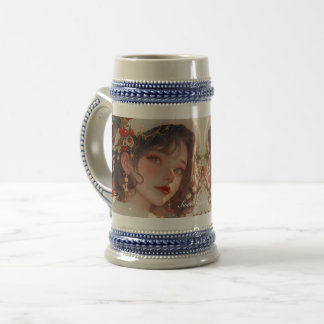 Weihnachtsfantasie: Romantische Tasse Stein