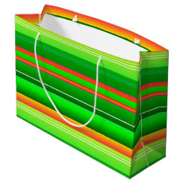 Weihnachtsfarbe kreativ grün gestreift große geschenktüte