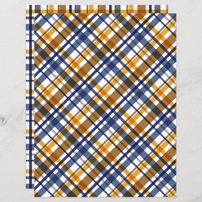 Weihnachtsfarben Kariert (Vorne/Hinten)