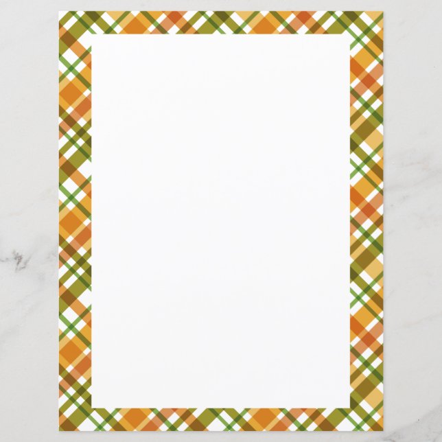 Weihnachtsfarben Kariert Blank (Vorderseite)