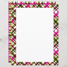 Weihnachtsfarben Kariert Blank