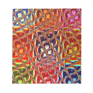 Weihnachtsfarben Snow Santa HoHoho Pop Ar Notizblock