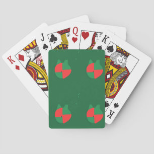 Weihnachtsfarben Spielkarten