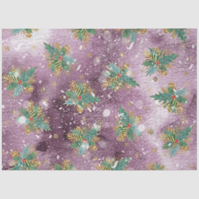 Weihnachtsfarbpapier II Design 5 Seidenpapier (Vorderseite)