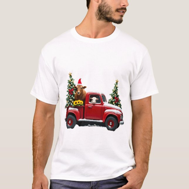 Weihnachtsfarm (2) T-Shirt (Vorderseite)