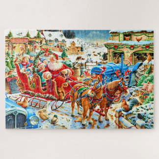 Weihnachtsfarm - Festliche Stimmung Puzzle
