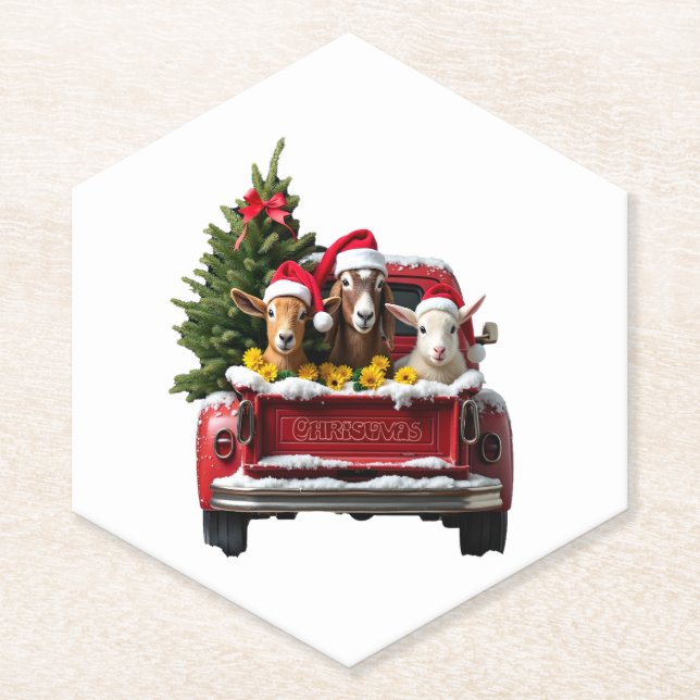 Weihnachtsfarm Untersetzer