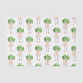 Weihnachtsfashion Girl Tissue Seidenpapier