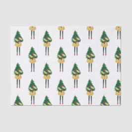 Weihnachtsfashion Girl Tissue Seidenpapier