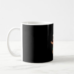 Weihnachtsfaultier-Elf-Peppermint-Candy-Cane-Shirt Kaffeetasse