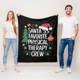 Weihnachtsfavoriten der Physiotherapie-Mannschaft Fleecedecke